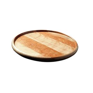 Bandeja giratoria de madera clásica de tres niveles Lazy Susan hecha a mano organizador de cocina de tres niveles Lazy Susan para Cocina - Product Image 3