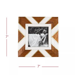 Hot Selling Modern MDF Wooden Photo <b>Frame</b> Artistic Wall Decor New Arrival <b>Picture</b> <b>Mounted</b> on Iron Wall High Demand for Home Use - Product Image 2