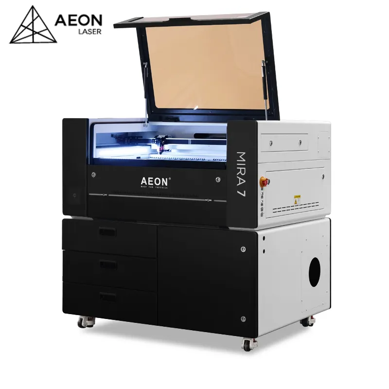 Aeon Laser Mira 7 7045 Laser Engraver Desktop Laser Engraving and Cutting Machine for Acrylic Rubber Stamp
