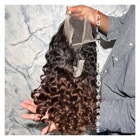 2024 vente à chaud brésilien cheveux humains avant de lacet perruque cheveux vierges vendeurs vague profonde sans colle perruques de cheveux humains