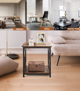 Coastal Breeze Driftwood Accent Table Diseño de granja ligero Reorganización sin esfuerzo para el hogar Oficina Sala de estar - Product Image 5