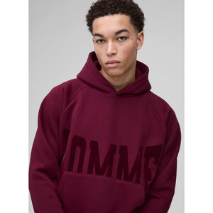 Venta caliente vintage drop shoulder HOODIE más tamaño pullover sudadera con diseño de gran tamaño personalizado para hombres unisex - Product Image 3
