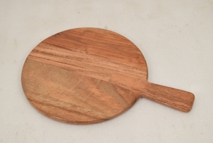 Tabla de cortar de Acacia Real, suministros para restaurantes, bandeja para servir Pizza, apto para lavavajillas, tabla de cortar ecológica, decoración del hogar - Product Image 2