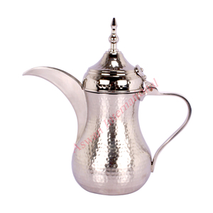 Handmade Customized Brass Dallah Coffee Maker Stylish <b>Arab</b> Design 500ml 1L Capacities Highest Grade Excellent Quality Supply - Product Image 1