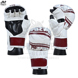 Guantes de sparring de boxeo profesionales personalizados para entrenamiento Nuevo diseño con logotipo Guantes deportivos para adultos Guantes de sparring de cuero - Product Image 2