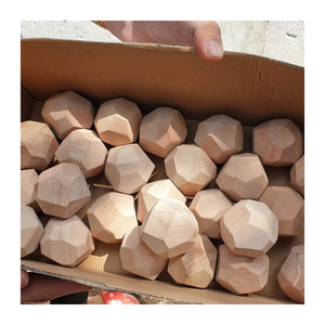 Jouet de roche en bois Montessori écologique, pierres d'équilibre de roche en bois durables pour les compétences de coordination œil-main des enfants - Product Image 3