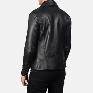 Meilleure vente OEM Veste en cuir véritable durable à tenue décontractée pour hommes col montant avec matériau en duvet Prix bas pour adultes - Product Image 5