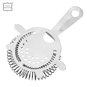 Herramienta de barra de acero inoxidable sostenible personalizada, filtro de hielo para bebidas, colador de cóctel de vino de Metal para el hogar o el accesorio de Bar de hoteles - Product Image 6
