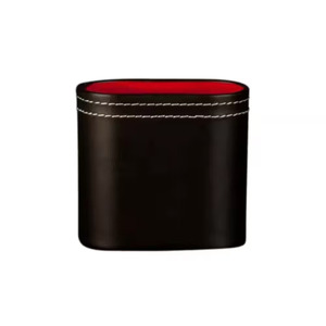 Juego de dados de cuero de suministro de fábrica, logotipo personalizado, juego de mesa de backgammon profesional de colores, juego de dados - Product Image 2