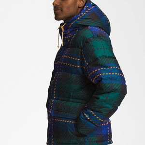 Veste matelassée pour homme, style streetwear personnalisé, chaude, imperméable, design matelassé, col montant, bleu, vêtements d'hiver, doudoune - Product Image 3