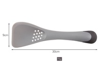 Silicone handgreep antiaanbak duurzame spatel voor steak, vlees, vis, ei, bakken, keukengereedschap, voedselveilig, vaatwasserbestendig, hoogwaardig