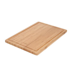 Tagliere da Cucina in Legno di Bambù con Scanalatura 38x25.5 cm. - Product Image 1