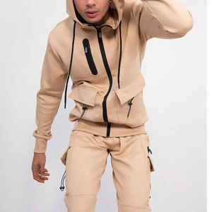 OEM vente en gros personnaliser top vente Streetwear ensemble de survêtements coupe-vent survêtements d'hiver pour hommes - Product Image 2