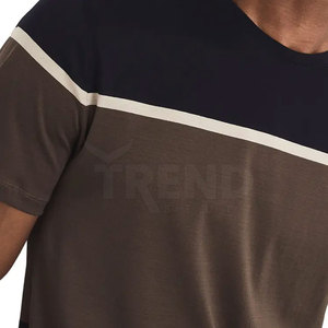 High Quality Cotton Bamboo Fiber Men T-Shirts Breathable Quick Dry Comfortable Short Sleeve for Street Wear Wholesale Bulk - Product Image 5