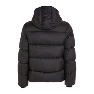 Chaqueta de Plumón con Capucha para Hombre, Abrigo Grueso y Cálido con Cierre Frontal, Cuello Alto, Mangas Acolchadas, Chaquetas de Burbuja para Hombre - Product Image 5