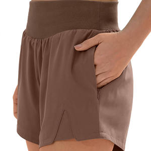 Solide jaune durable entraînement Fitness Yoga respirant Sport Shorts femmes Gym basique Shorts femmes vêtements du Pakistan 2025 - Product Image 5