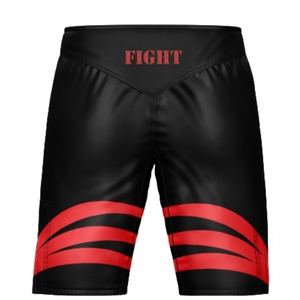 OEM and ODM Services Sublimation MMA Shorts MMA Fight Gear With zipper and Design your own printed 100 % Polyester Shorts - Product Image 2