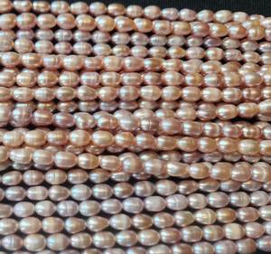 Perles d'eau douce cultivées blanches de 8 mm, lisses, en brins, non traitées, certifiées par un tiers, pour la fabrication de bijoux, changement de couleur - Product Image 3