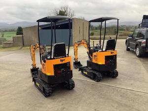 Nueva Excavadora Hidráulica Huade de 1 Tonelada, Alta Eficiencia, Capacidad de Cucharón de 0.025m, 1 Año de Garantía, Bomba de Engranajes con Motor, PLC - Product Image 4