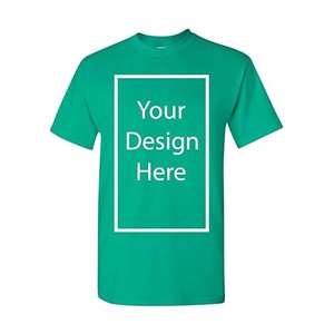 T-shirts à manches courtes et col rond coupe ajustée en coton doux pour hommes vente en gros - Product Image 1