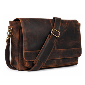 Bolso para Portátil de Cuero Genuino, Acolchado, Diseño Personalizado, Buena Calidad, Precio de Mayoreo, Superventas, para Venta en Línea - Product Image 1