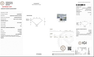 2.04 ct marquise Cut Lab-Grown Diamond IGI Certified E Color VS2 Clarity Lab-Stone - Product Image 5