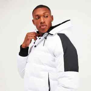 <b>Men</b> Bubble Puffer <b>Jacket</b> Winter Stand Collar Polyester Cotton Casual Plus Size Streetwear - Product Image 3