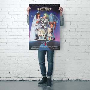 Beetlejuice Canvas <b>Poster</b> Offset and Digital Printing Techniques for Graphics - Product Image 3