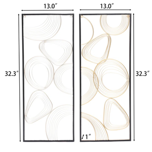 Décoration extérieure décoration murale rectangle tenture intérieure moderne hôtel restaurant maison salon chambre arts décoratifs - Product Image 4