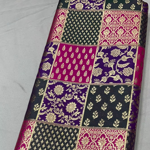 Tissu Jacquard Brocart Premium pour Robes et Vêtements, Organza Uni de Haute Qualité, Style Plaid, Tissu Doux de Poids Moyen pour l'Artisanat - Product Image 1