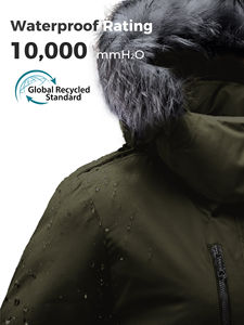 Veste parka chaude d'hiver personnalisée pour femmes de grande taille Nouveau dernier design à la mode Style imperméable et décoré avec un service OEM - Product Image 4