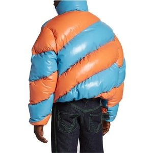 Vente en gros de vestes grande taille pour hommes 2025 Veste à bulles d'hiver chaude pour l'extérieur Veste en duvet avec logo personnalisé pour hommes - Product Image 5