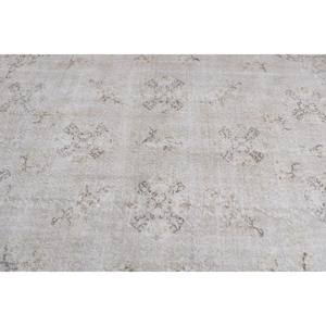 Grand tapis turc de 6,6 x 9,6 pieds, tapis vintage camouflage blanc - Product Image 5