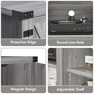 Home Office <strong>TV</strong> Cabinet with Integrated <strong>Desk</strong> and Cord Organization for Remote Work Entertainment Combo <strong>TV</strong> <strong>Stands</strong> - Product Image 5