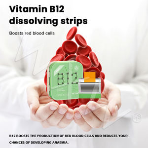 Tiras de Película Sublingual de Vitamina B12 de Alta Calidad, Película Sublingual para una Rápida Absorción - Product Image 3