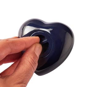 Urne souvenir en métal en forme de coeur avec support pour cendres d'animaux domestiques Urne en métal pour souvenirs d'amour avec le dernier fini au prix de gros - Product Image 3