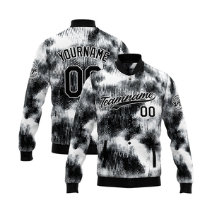 Chaqueta Varsity personalizada con logotipo bordado en la parte delantera de lana y cuero, reconocimiento de identidad del equipo - Product Image 1