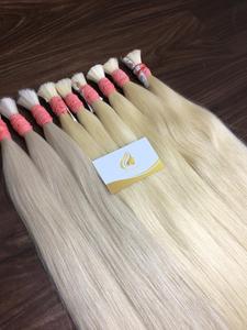 Extension de cheveux 100% humains, couleur russe, esclave en vrac, qualité supérieure, prix de gros d'usine - Product Image 5