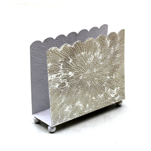 High Quality Triangle Shape Handmade <b>Tissue</b> <b>Paper</b> Stand Grey Plated Metal Holes <b>for</b> Kitchen Home Restaurants Wedding Halls - Product Image 6