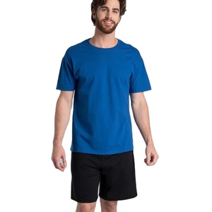 Basic Crew Neck T <b>Shirt</b> <b>Royal</b> <b>Blue</b> Jersey Cotton Premium Quality Short Sleeve Printing Logo Custom Brand T <b>Shirts</b> - Product Image 4