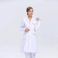 2025 uniforme médical d'hôpital unisexe blouse blanche blouse blanche de laboratoire