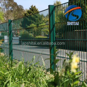 Chống gỉ đôi thanh Mat hàng rào sơn tĩnh điện đôi thanh dây lưới không thấm nước Đôi dây ngang 868 656 hàng rào cho bên đường - Product Image 2