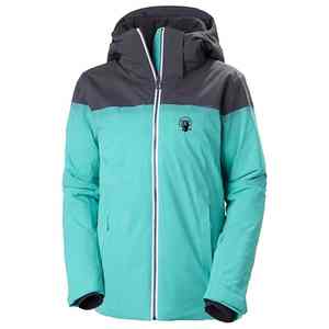Chaqueta Softshell acolchada con logotipo personalizado para mujer, a prueba de viento, impermeable, para deportes al aire libre, Capucha ajustable, bolsillos elásticos cruzados - Product Image 3