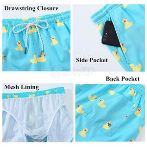 Nouveau Style Hommes Shorts De Bain Couleur Unie Shorts De Bain Pour Hommes Running Shorts De Bain Pour Hommes - Product Image 5