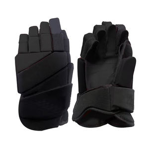 Multi Panel Full Finger Anti-Collision Ice & Field Hockey Gloves Custom Logo Printing Ice Hockey <b>Mittens</b> Unisex - Product Image 1