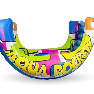 Top Quality Giant <b>Inflatable</b> Aqua Rocker Pool <b>Float</b> Rocking Lounge Raft Multi Person Ride On for Adults Kids Pool Party 88x52in - Product Image 1