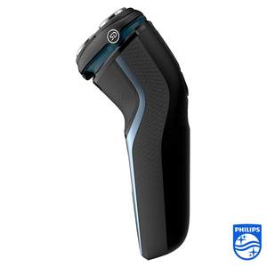 Rasoir électrique rechargeable à double lame, étanche IPX7, rasoir rotatif pour le visage et la barbe, grille de rasage de rechange lavable - Product Image 6