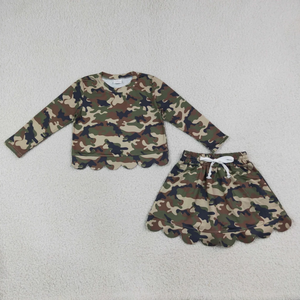 ชุดกระโปรงกางเกงโยคะลายพราง GLD1620 รุ่น Hunting Camo Scallop Edge สำหรับสาวๆ - Product Image 5