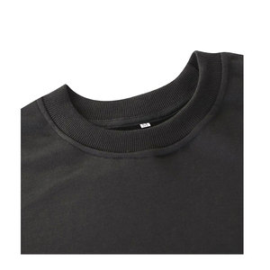 Temporada de invierno, nuevo diseño, sudadera transpirable antiarrugas para mujer, Jersey holgado de moda, cuello redondo sostenible de gran tamaño de algodón - Product Image 3