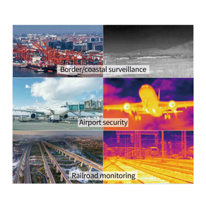 Caméra PTZ multispectrale d'extérieur 3KM 360 ° continue à double spectre <span class=keywords><strong>infrarouge</strong></span> visible 8-1100mm <span class=keywords><strong>de</strong></span> long Zoom pour la surveillance <span class=keywords><strong>de</strong></span> la sécurité - Product Image 2